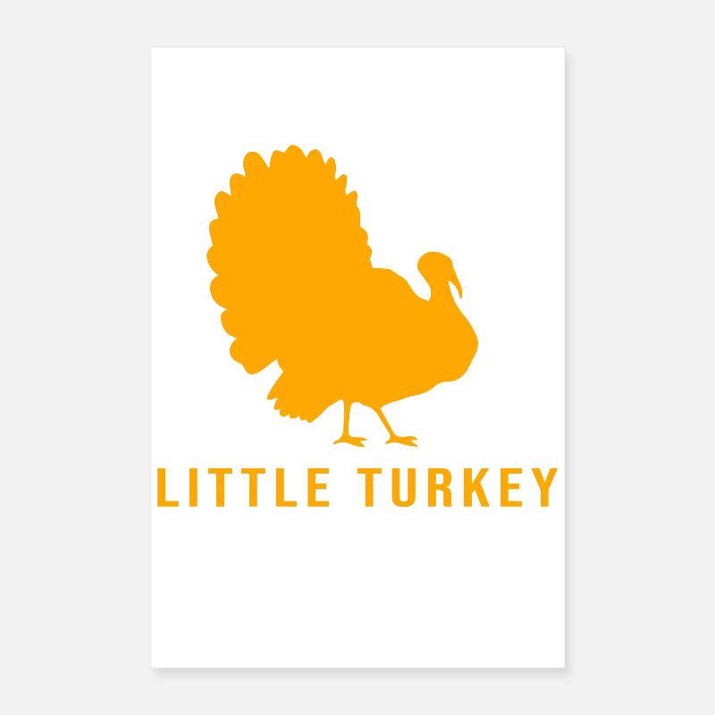 Thanksgiving Gender Reveal Werdende Mutter Poster 40x60 cm