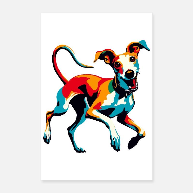 Silly Galgo Nr6 Poster 40x60 cm