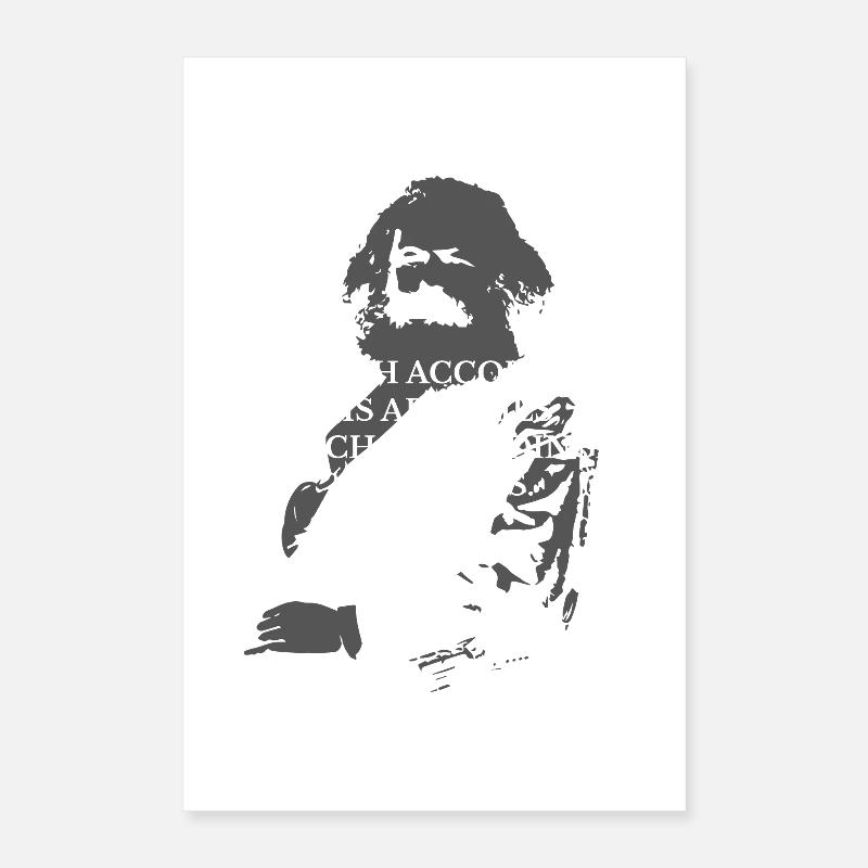 Citation de Karl Marx Poster 40 x 60 cm