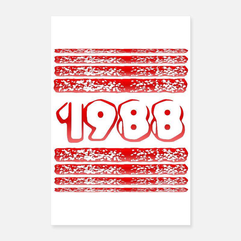 Year 1988 Poster 16" x 24" (40x60 cm)