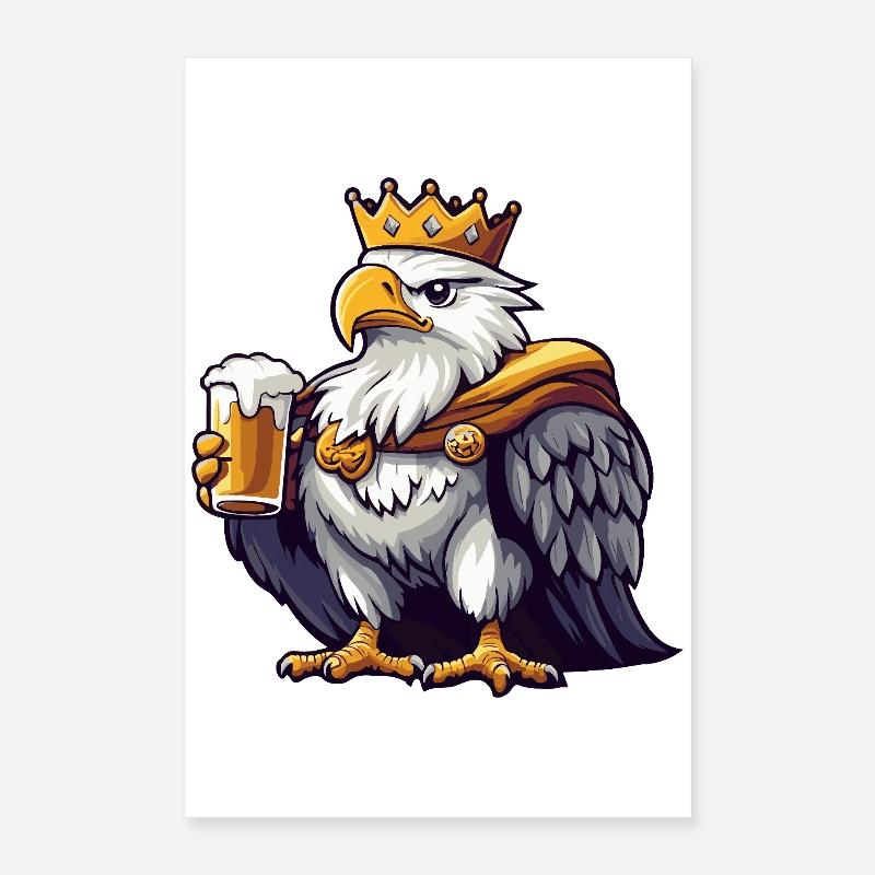 Eagle Beer King Poster 16" x 24" (40x60 cm)