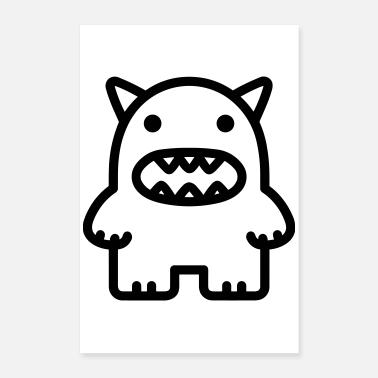mostro Poster 40x60 cm