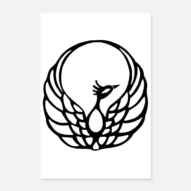 Black Phoenix Poster 16" x 24" (40x60 cm)