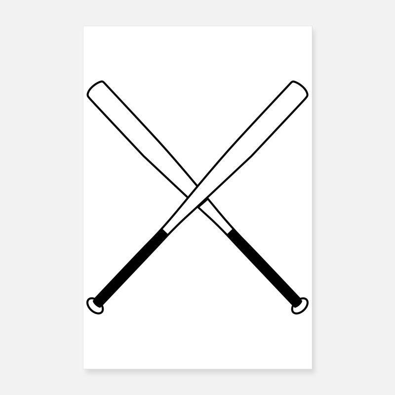 Baseballkeule, Schläger Poster 40x60 cm