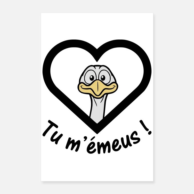 Tu m émeus Poster 40 x 60 cm