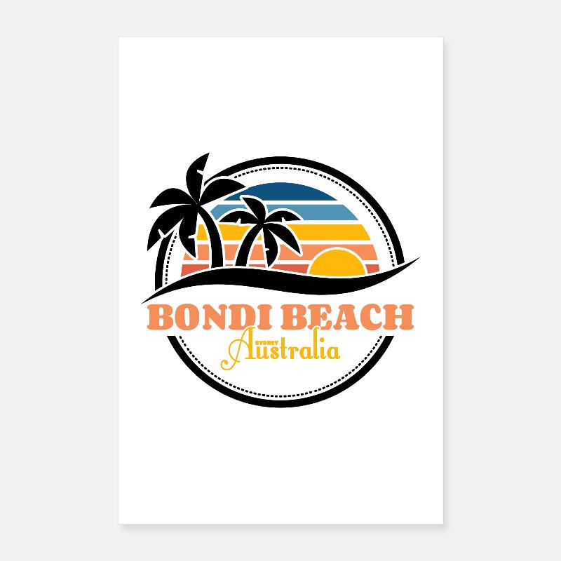 Bondi Beach - Sydney Australien Poster 40x60 cm