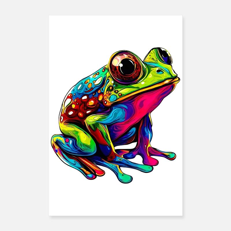 Frosch Poster 40x60 cm