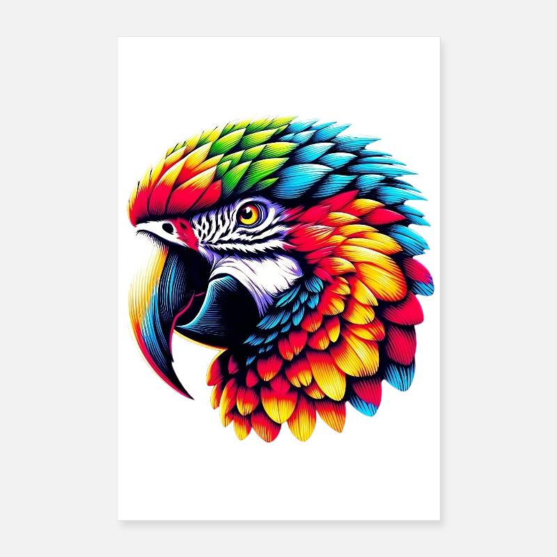 Papagei Poster 40x60 cm