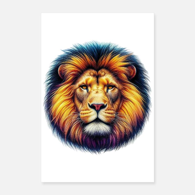 Lion Poster 40 x 60 cm