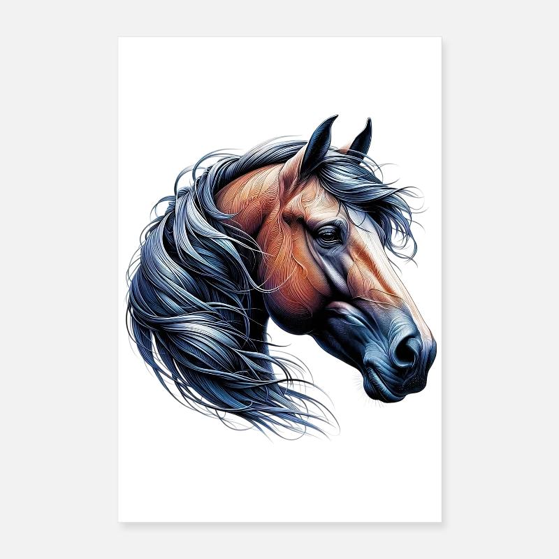 Cheval Poster 40 x 60 cm
