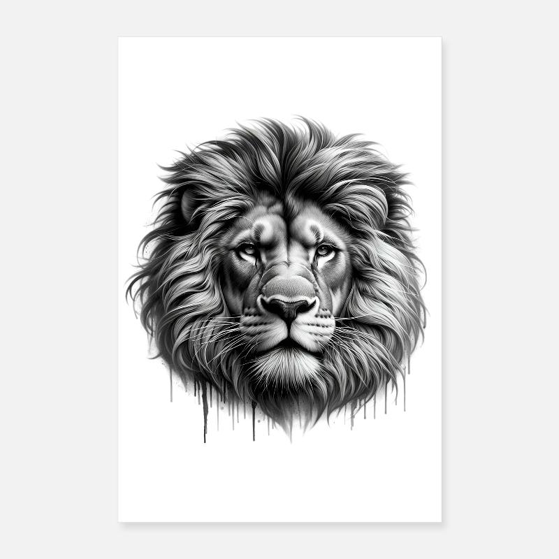 Löwe Poster 40x60 cm