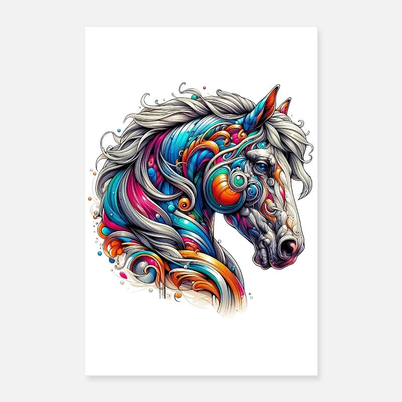 Cheval Poster 40 x 60 cm