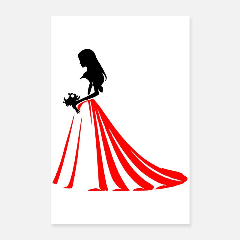 Mariée Poster 40 x 60 cm