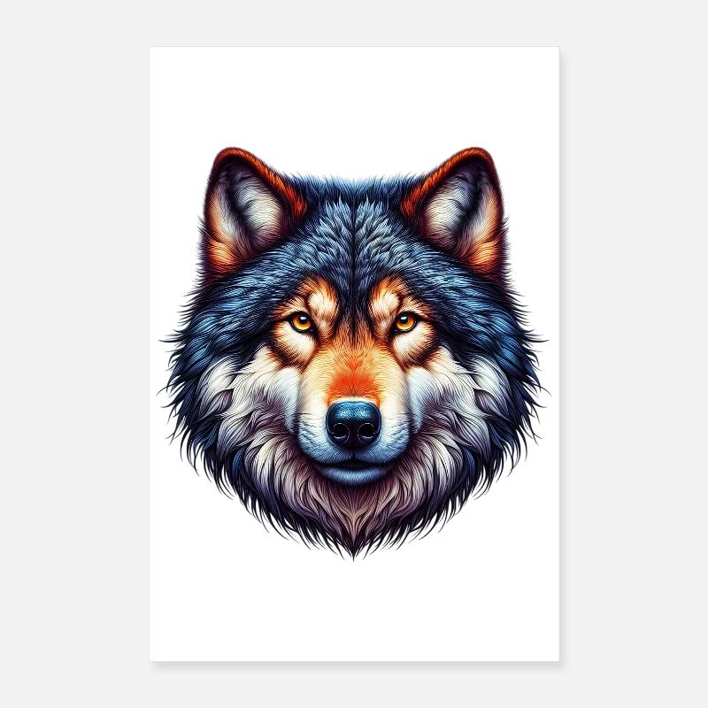 Wolf Poster 40x60 cm