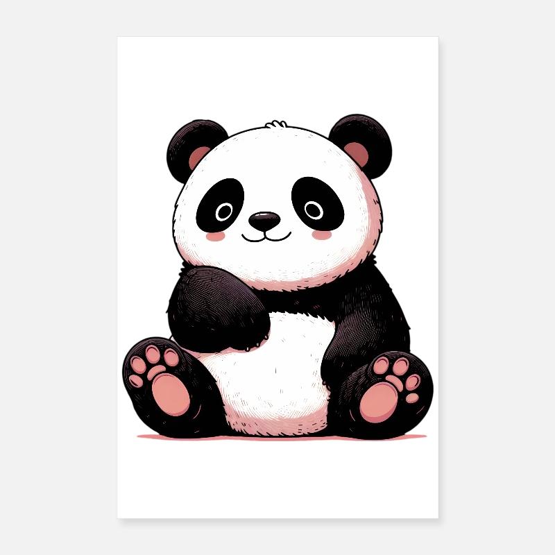 Panda Poster 40x60 cm