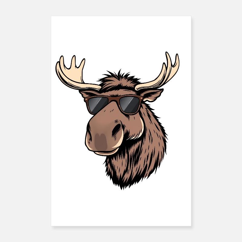 Elk Poster 16" x 24" (40x60 cm)