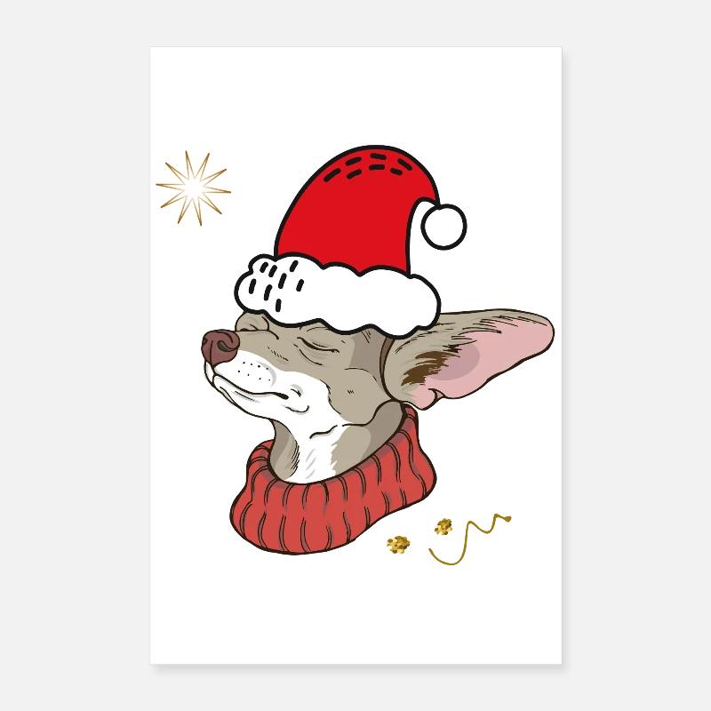 Moche orignal de Noël Poster 40 x 60 cm