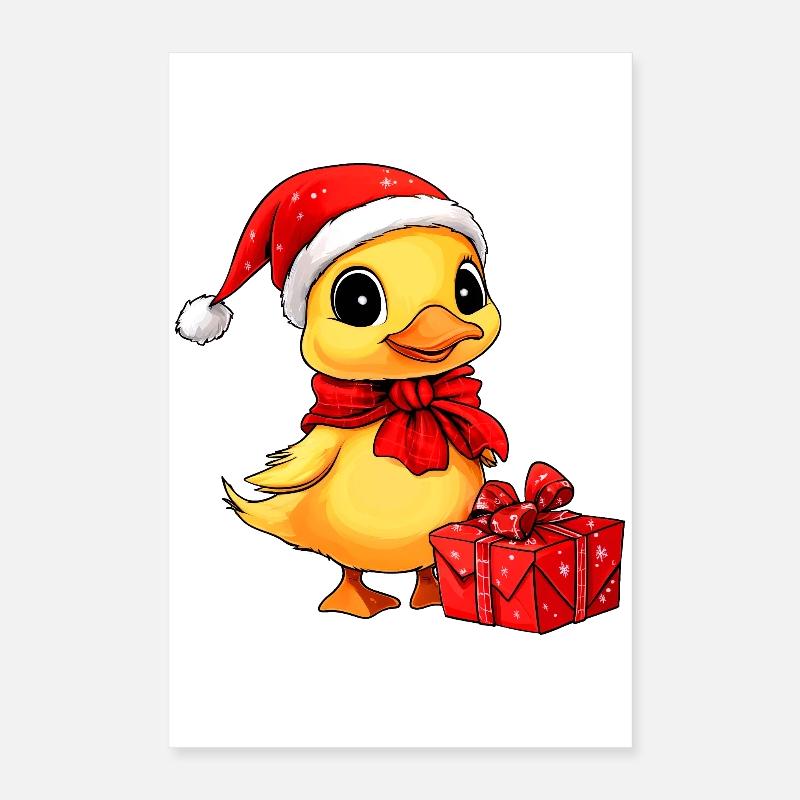 Noël de canard Poster 40 x 60 cm