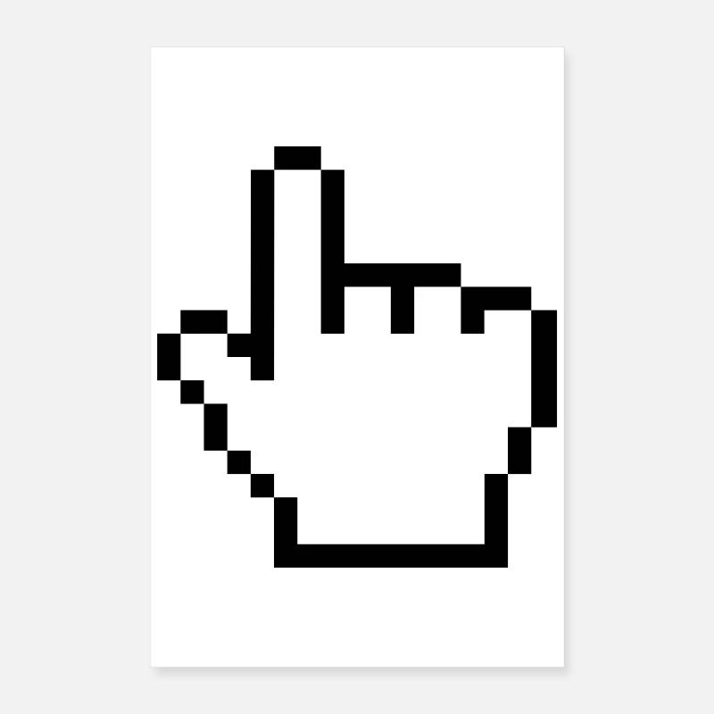 Main de souris originale Poster 40 x 60 cm