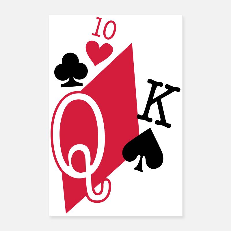 cartes à jouer Poster 40 x 60 cm