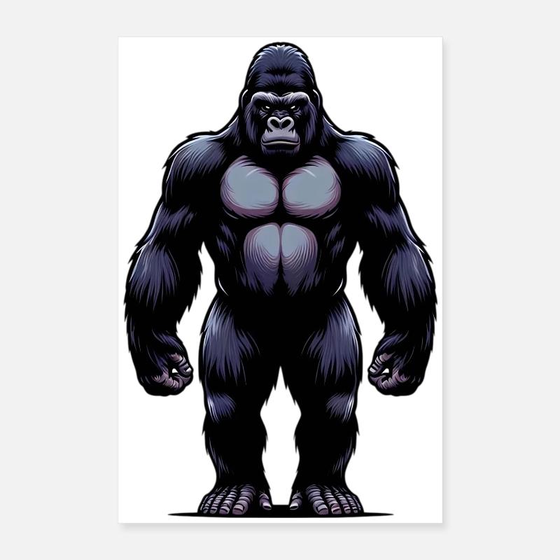 Gorilla Poster 16" x 24" (40x60 cm)