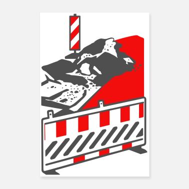 Cantiere Poster 40x60 cm