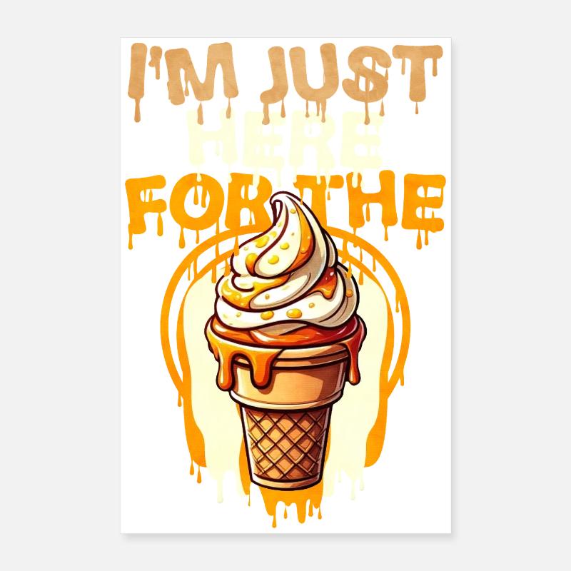 Eiscreme Spritz mit Humor Poster 16" x 24" (40x60 cm)
