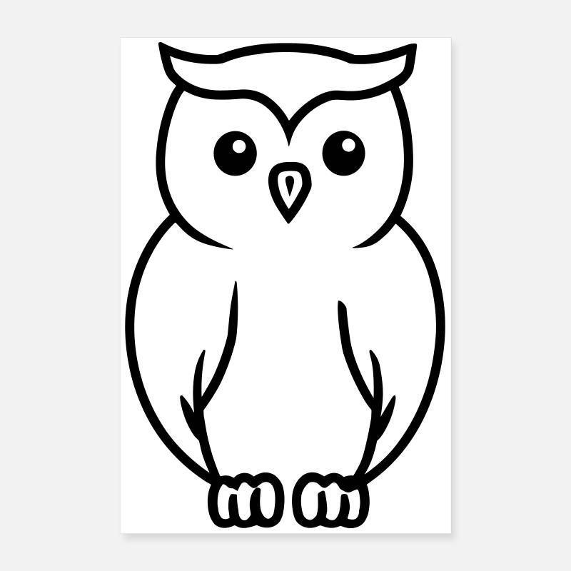 Eule Poster 40x60 cm