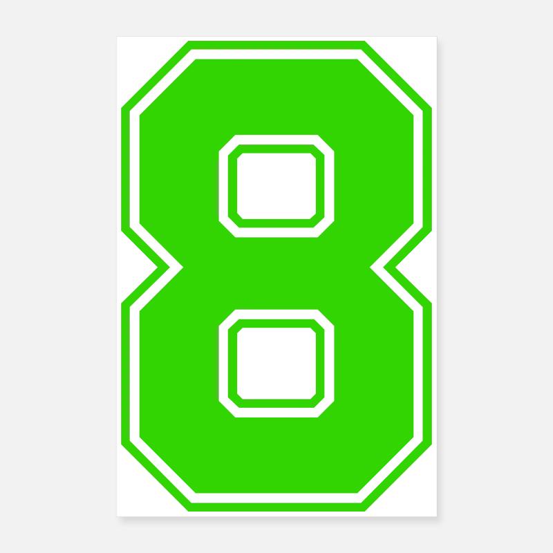 8-- Poster 40 x 60 cm
