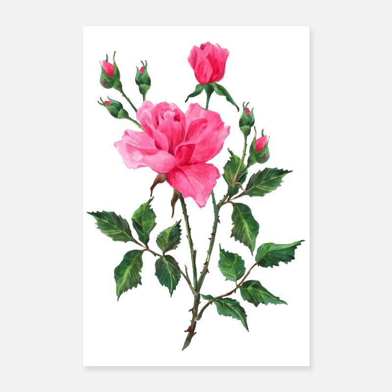 Fleur Poster 40 x 60 cm