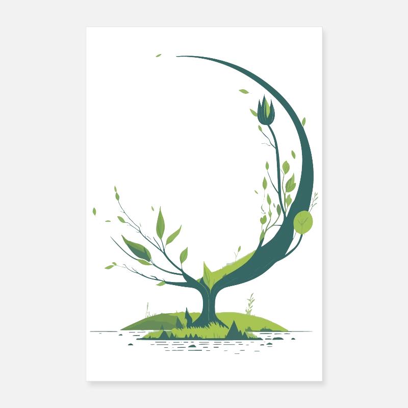 Delicate plants Poster 16" x 24" (40x60 cm)