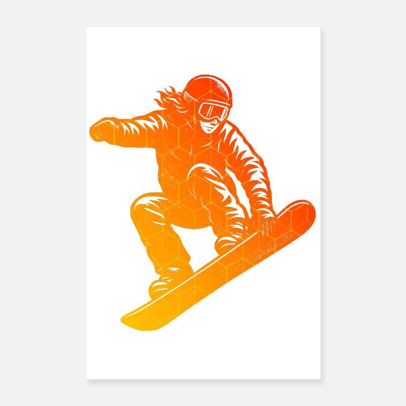 Style snowboard pour toutes les occasions Poster 40 x 60 cm