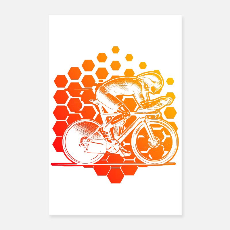 Conception de vélos de route à propulsion Poster 40 x 60 cm