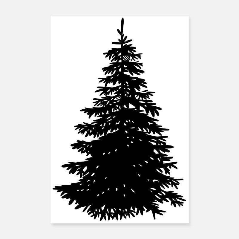 Christmas tree Poster 16" x 24" (40x60 cm)
