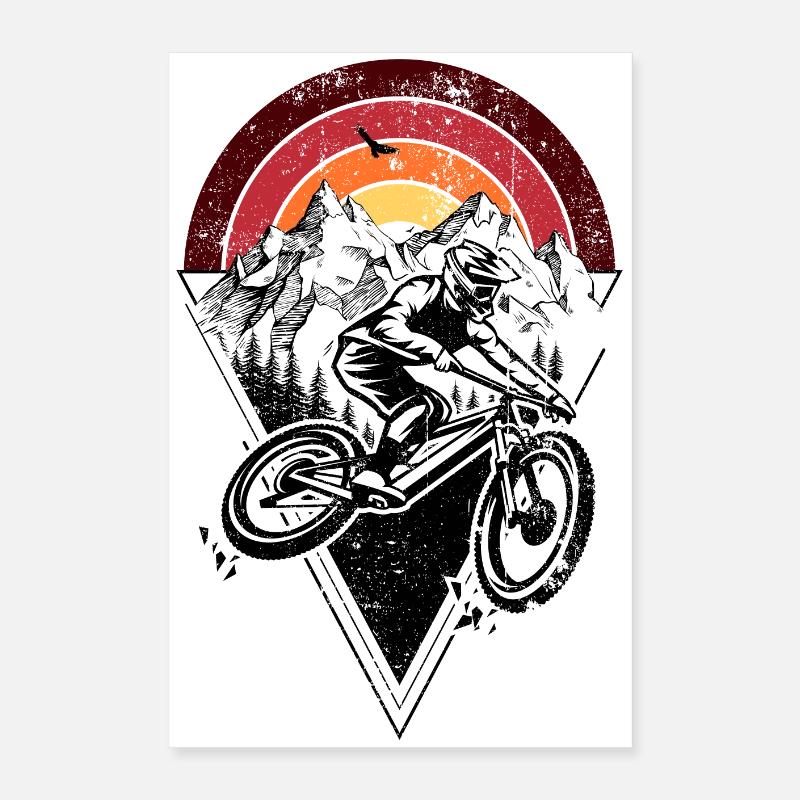 Sunset Ridge Silhouette Arc Poster 16" x 24" (40x60 cm)