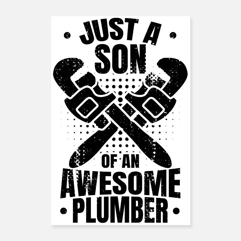 Kleiner Klempner Poster 40x60 cm