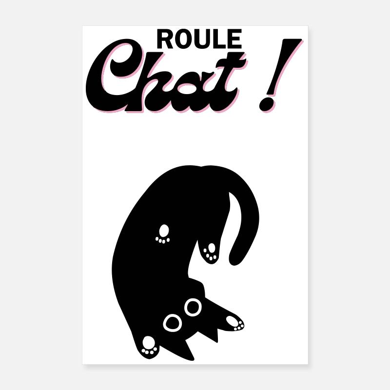 Freilaufende Katze! Poster 40x60 cm