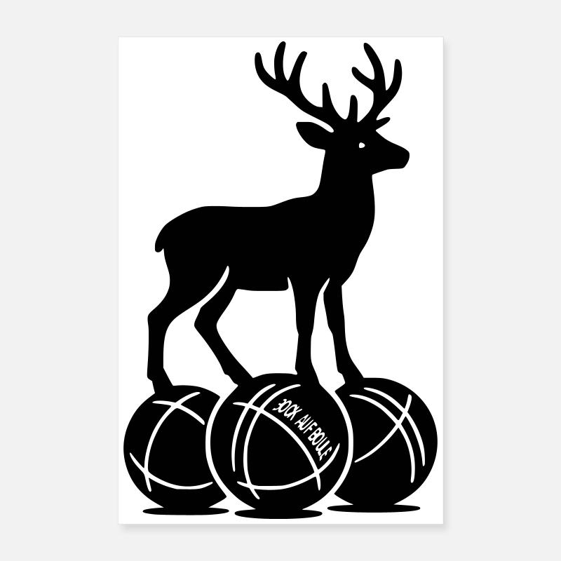 Bock auf Boule Poster 40x60 cm