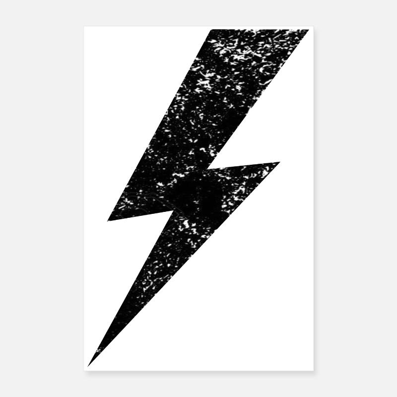 Brouillard abstrait en 3D bleu et gris Poster 40 x 60 cm