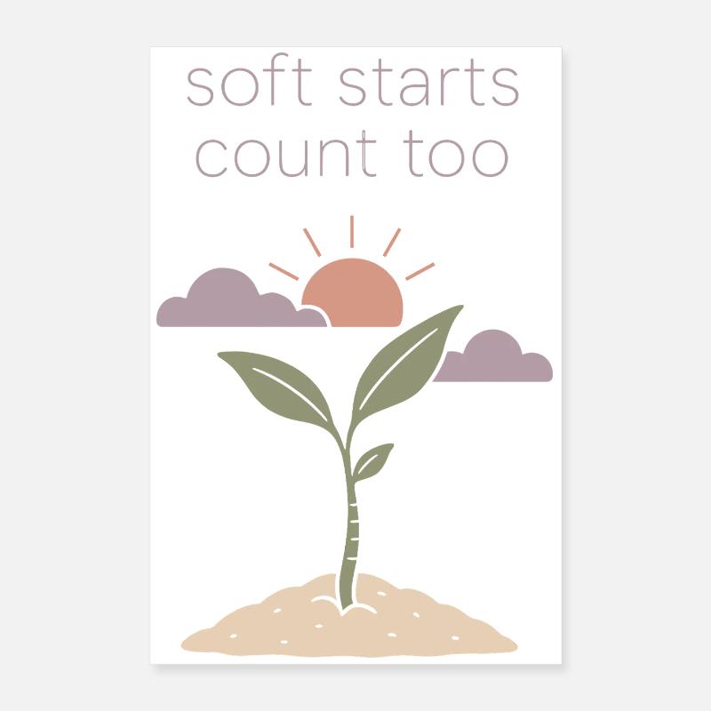 Croissance consciente, Renouvellement printanier, Poster 40 x 60 cm