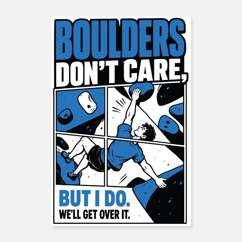Bad Decisions Great Boulder Poster 40x60 cm
