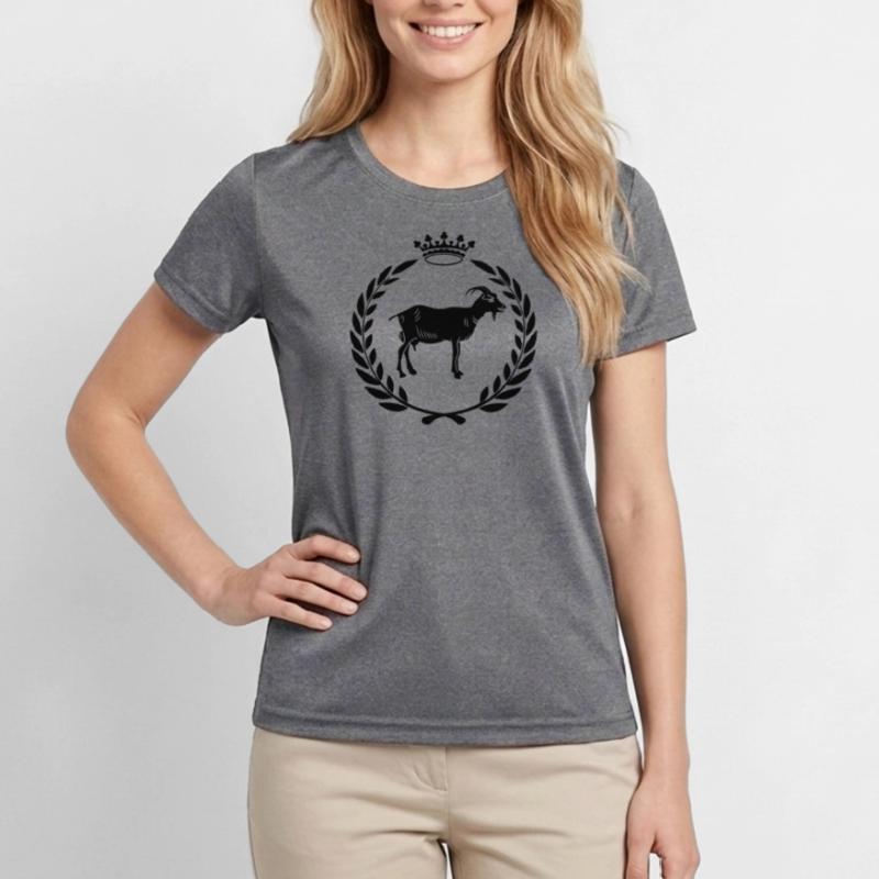 Bester Ziegen- oder Käse-Lorbeerkranz Frauen Funktions-T-Shirt