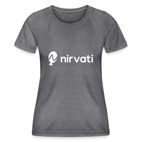 Nirvati Logo (white) - Women's Functional T-Shirt