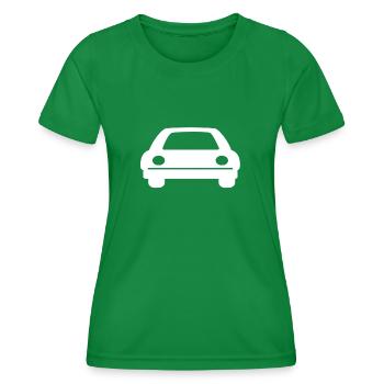 automobile - Women's Functional T-Shirt - kelly green - Front - AI Model Female 172 dark (172cm)