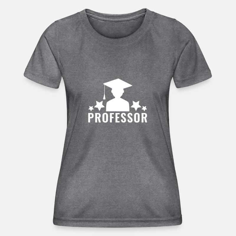 Professor - Women's Functional T-Shirt - dark melange 