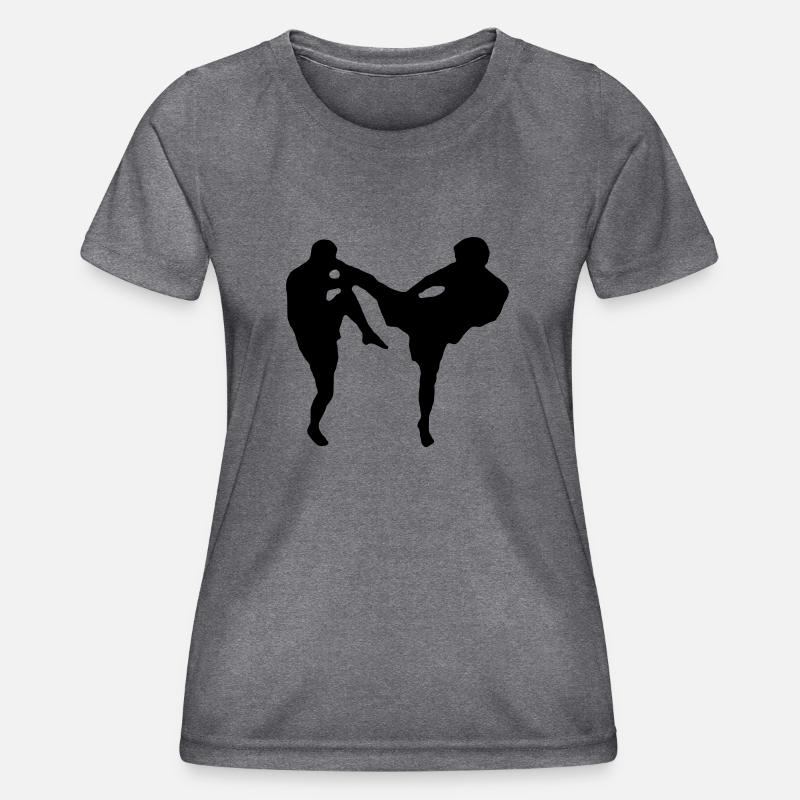 Muay Thai - Women's Functional T-Shirt - dark melange 