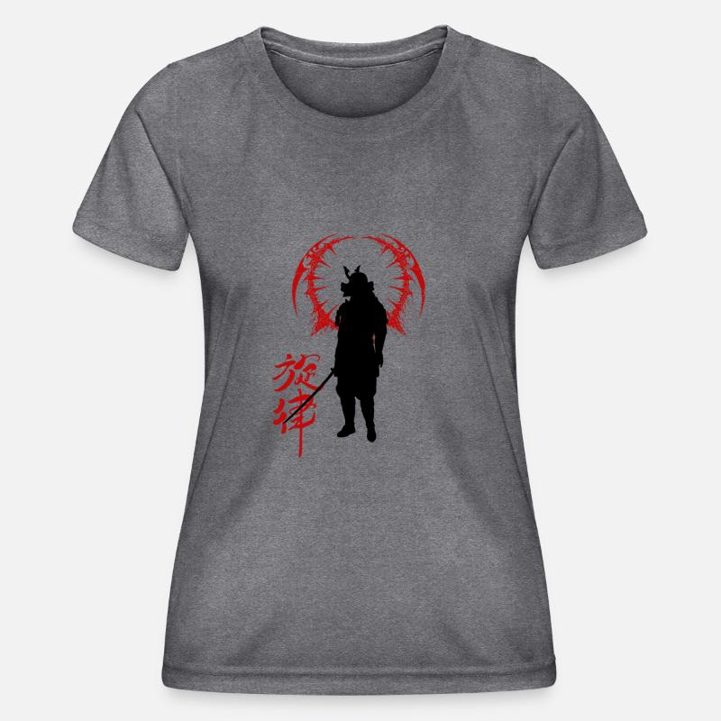 samurai - Women's Functional T-Shirt - dark melange 