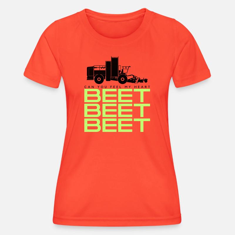 Beet Harvester Tshirt - Women's Functional T-Shirt - grenadine