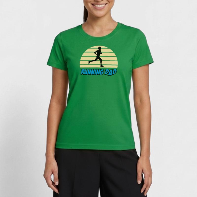Running dad T-shirt sport Femme