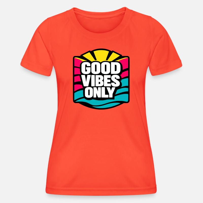 Nur gute Stimmung...  - Women's Functional T-Shirt - grenadine